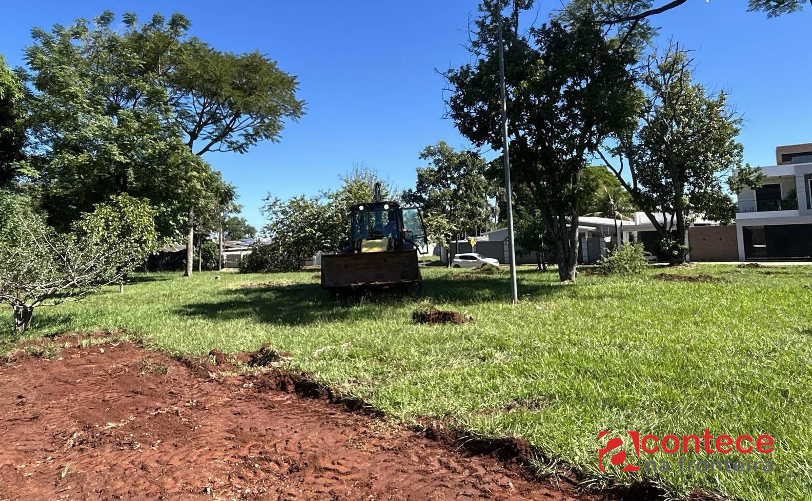 Obras da pista de pump track na região da Vila A são iniciadas