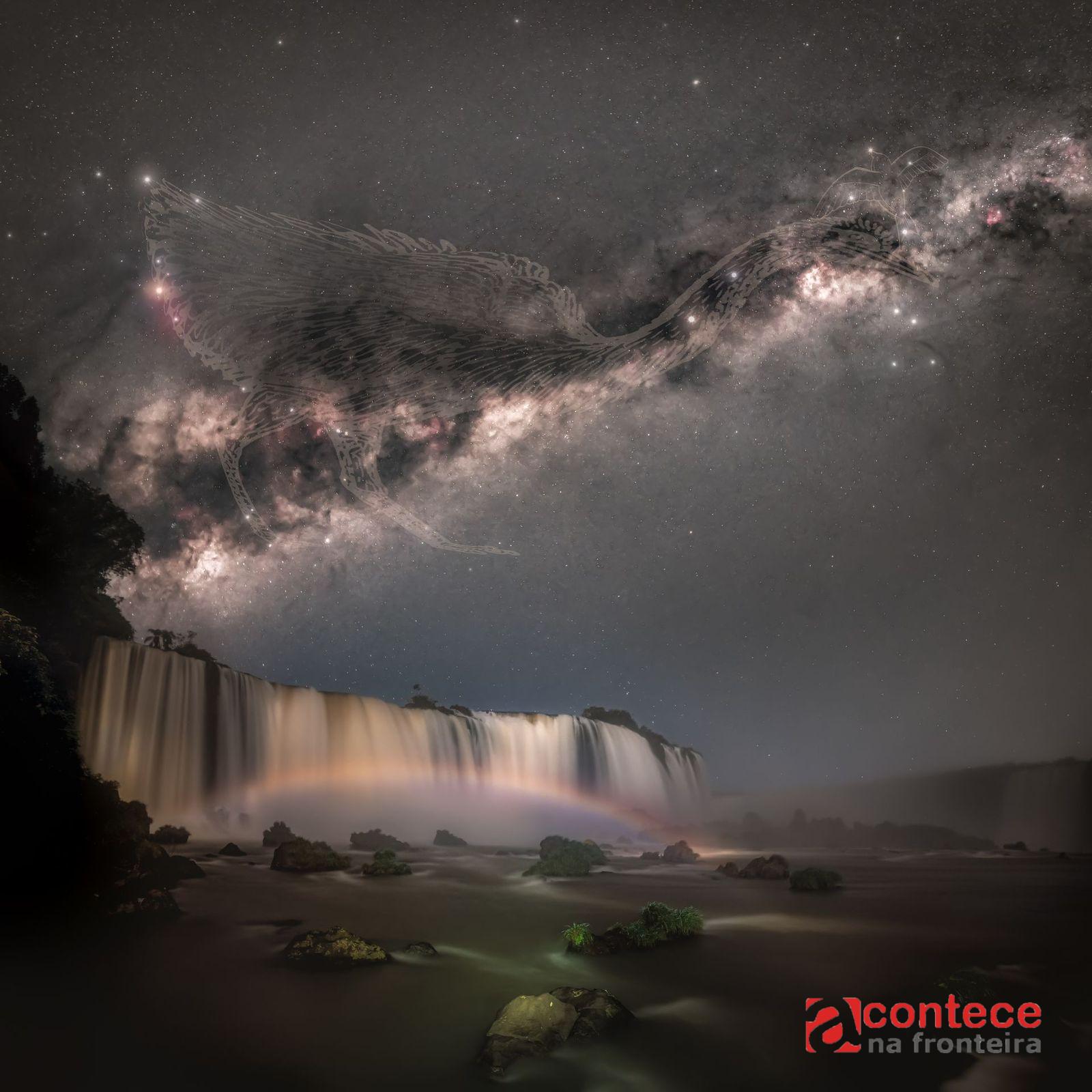 Céu das Cataratas: fotografia que retrata a cosmologia guarani é destaque mundial
