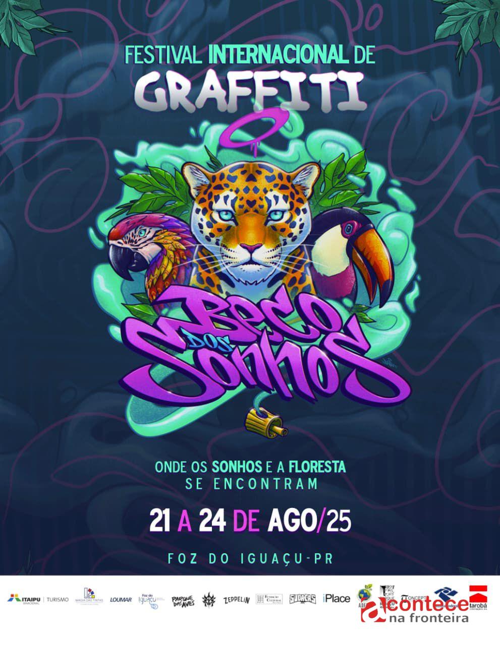 Festival de Grafite vai produzir murais no Jardim Ipê, em Foz do Iguaçu