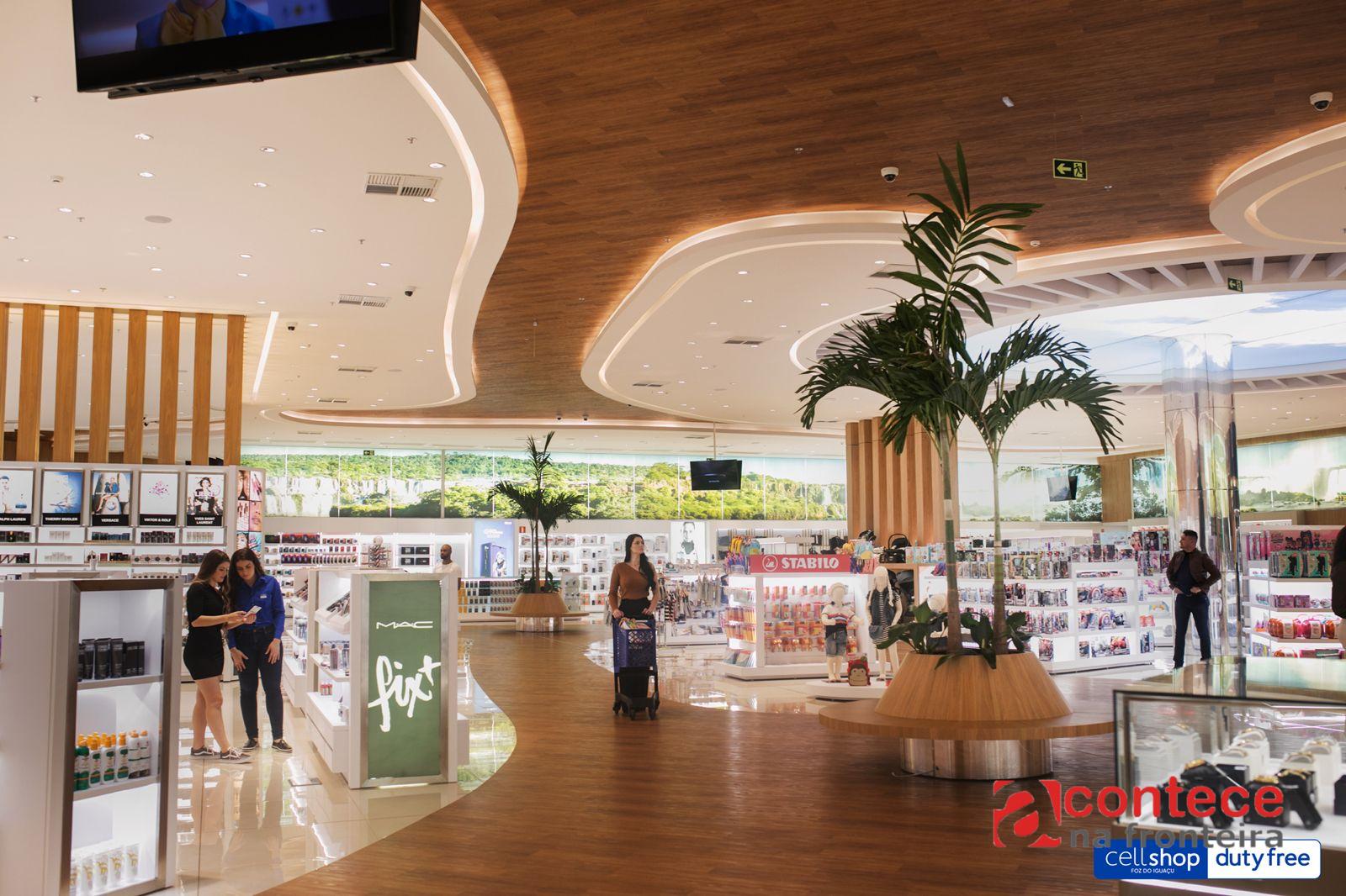 Lojas francas em Foz do Iguaçu movimentam mais de US$ 10 milhões com mercadorias importadas e nacionais no primeiro semestre de 2025