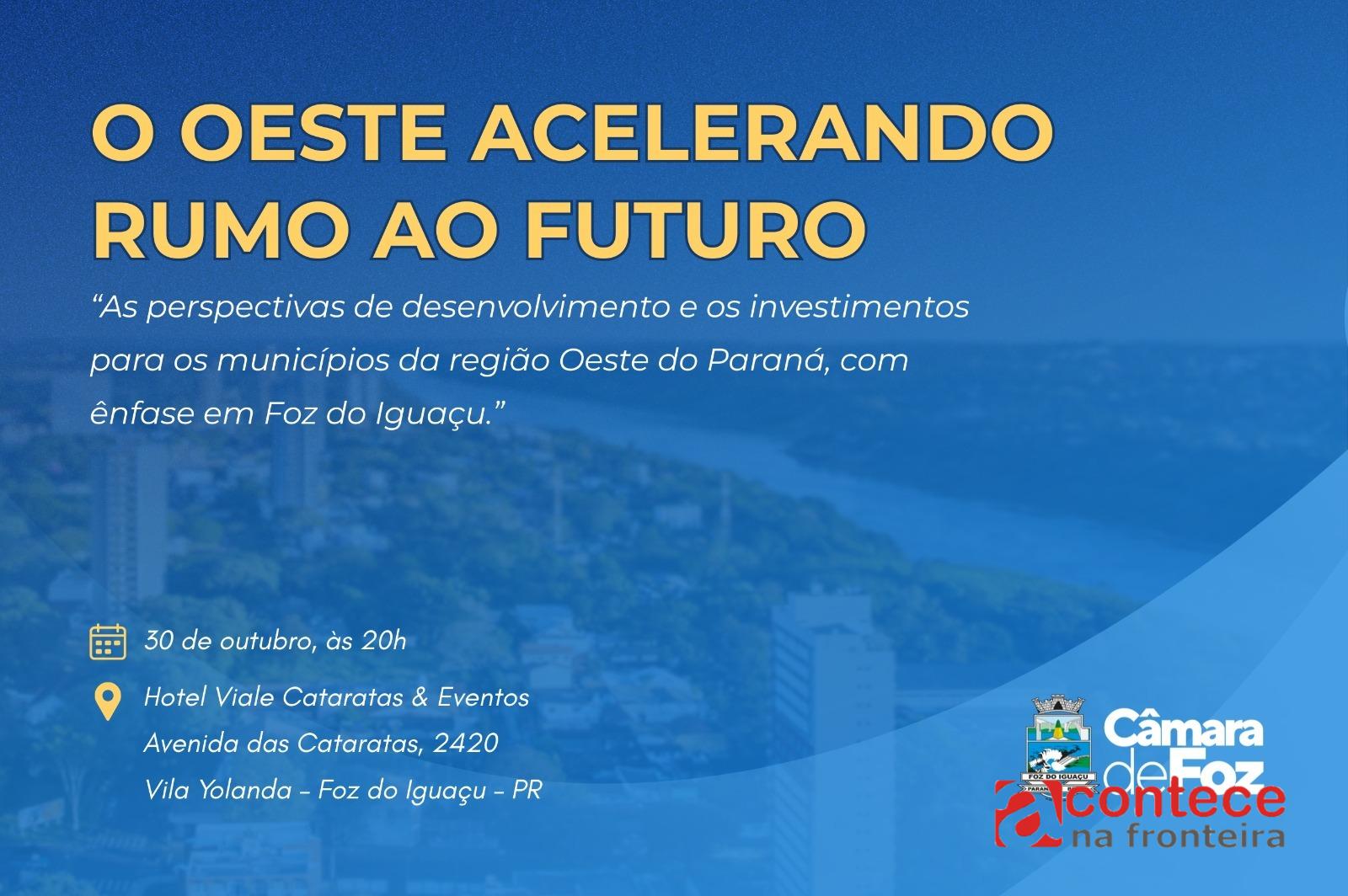 Câmara de Foz lidera debate sobre o futuro do Oeste do Paraná nesta quinta (30)