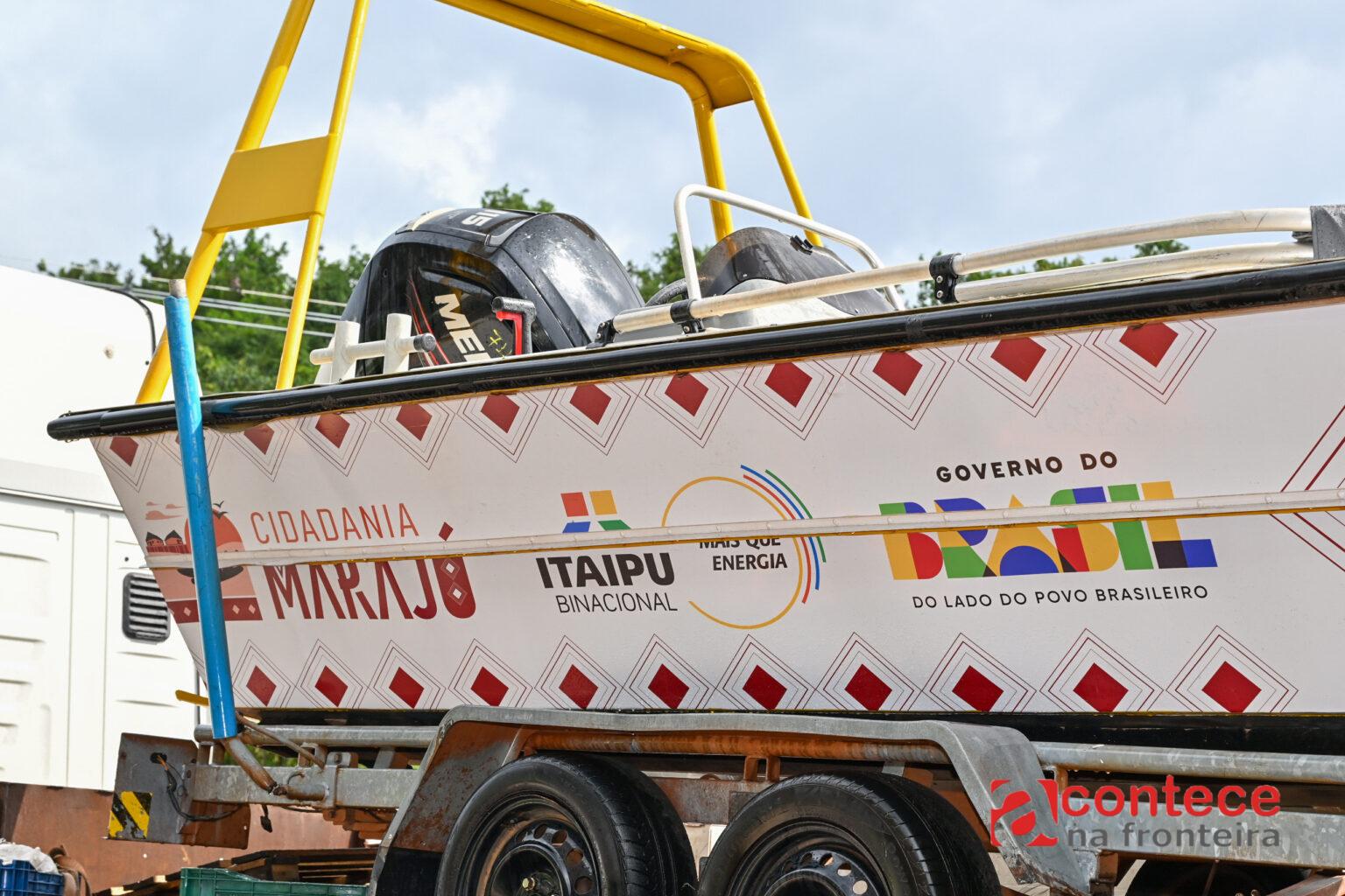 Itaipu e Ministério dos Direitos Humanos entregam lanchas para o Arquipélago do Marajó