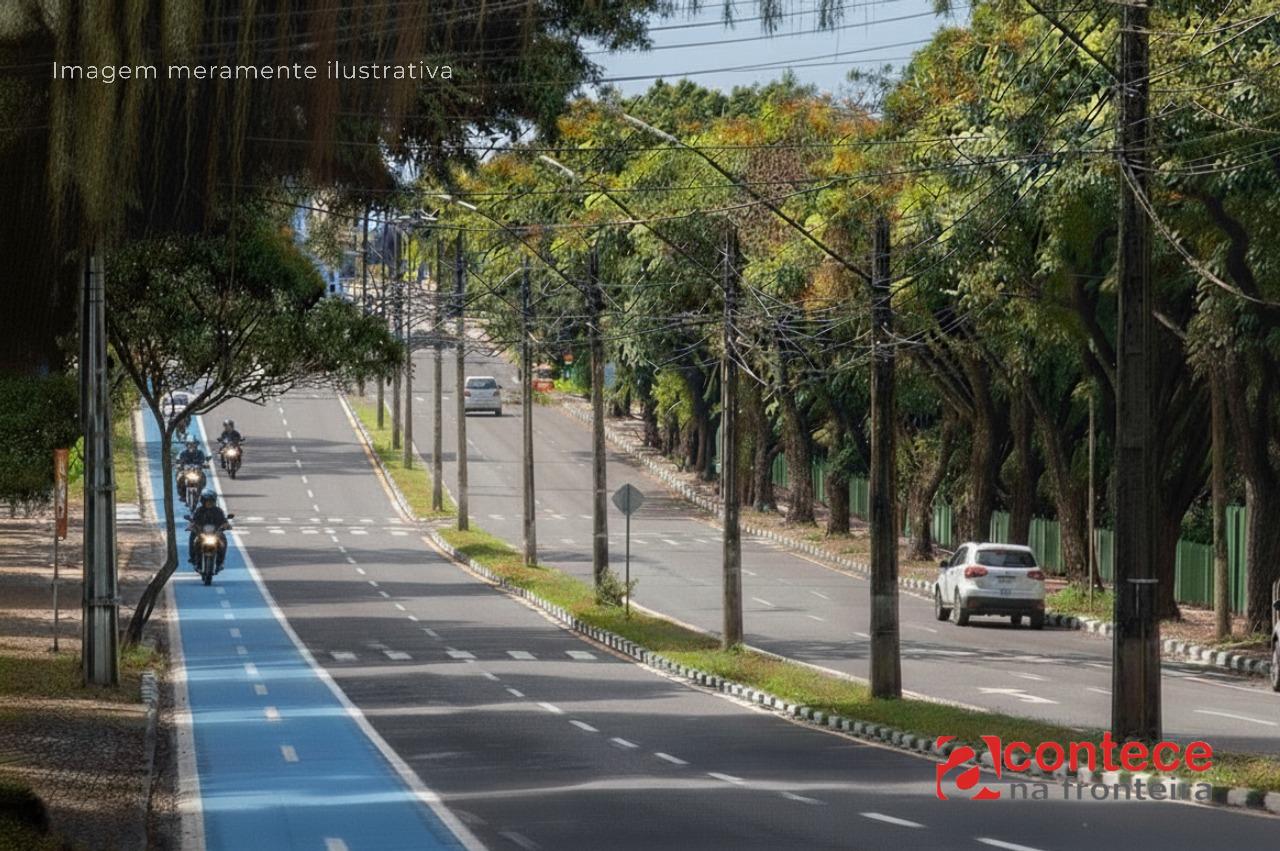 Proposta de faixa exclusiva para motos tramita na Câmara de Foz