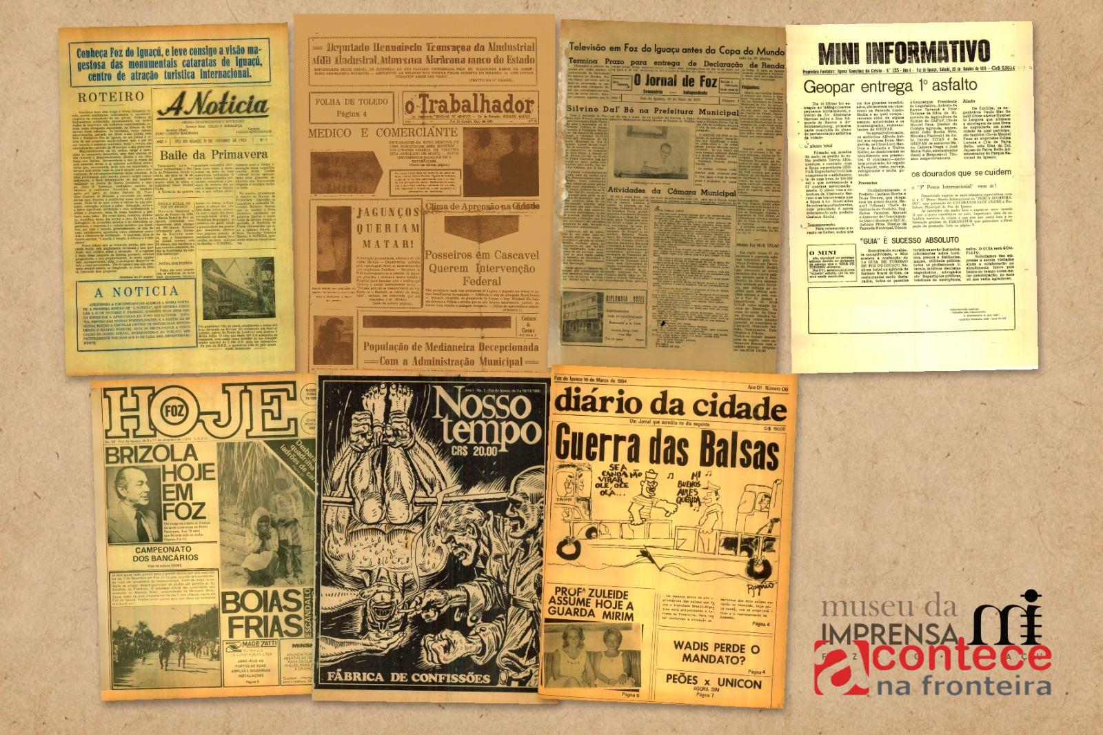 Museu da Imprensa resgata 60 anos de história de Foz do Iguaçu