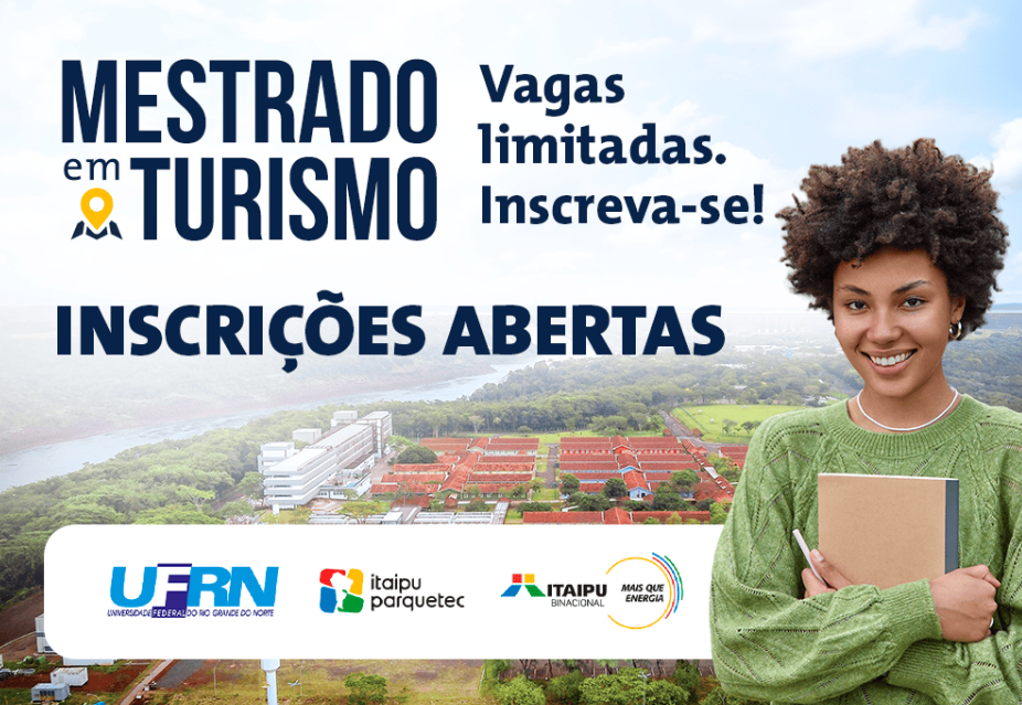 Mestrado em Turismo abre vagas para formação de profissionais da área de abrangência de Itaipu