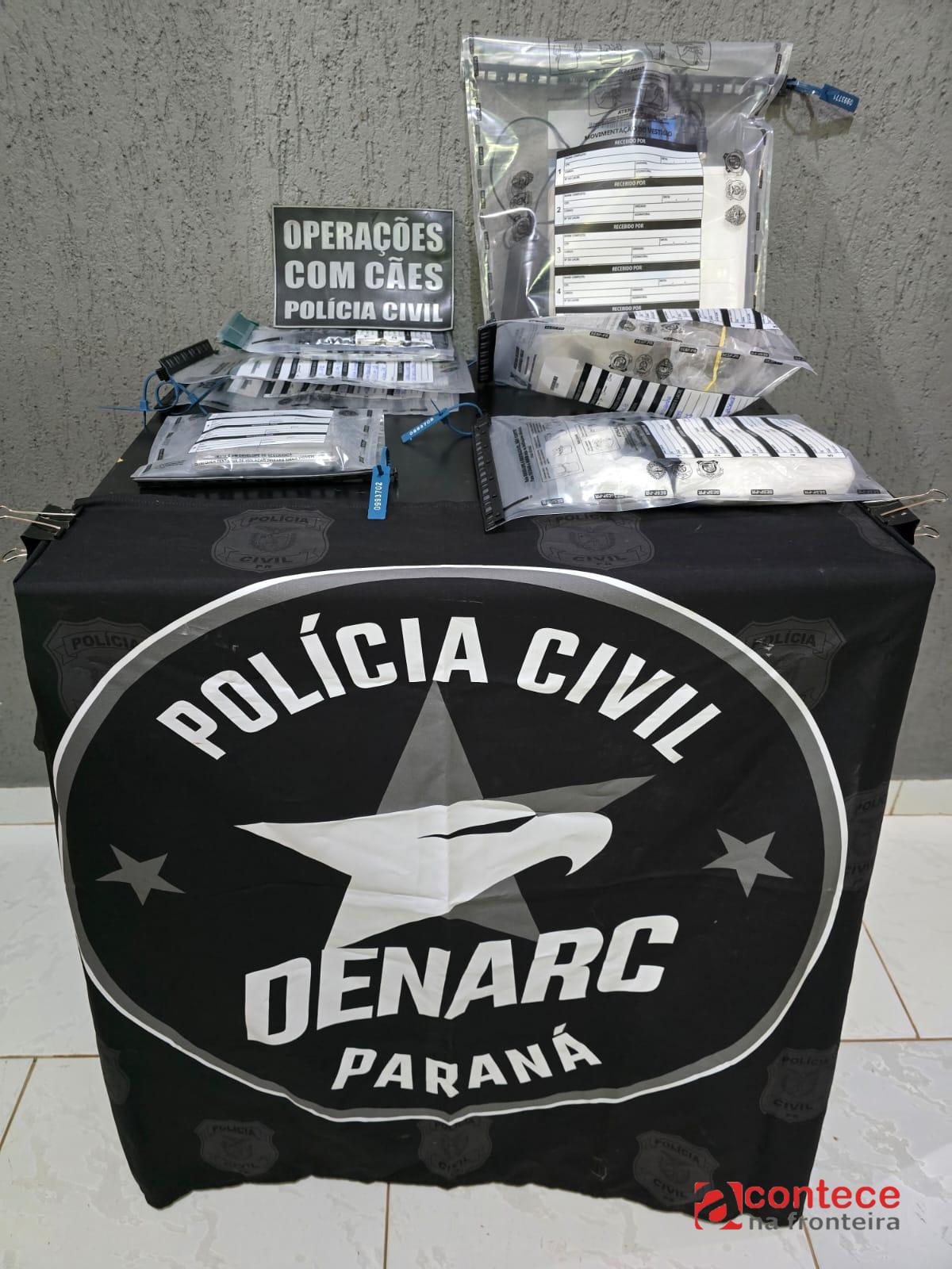 PCPR desarticula esquema de tráfico com “delivery” e venda por janela em Santa Terezinha de Itaipu