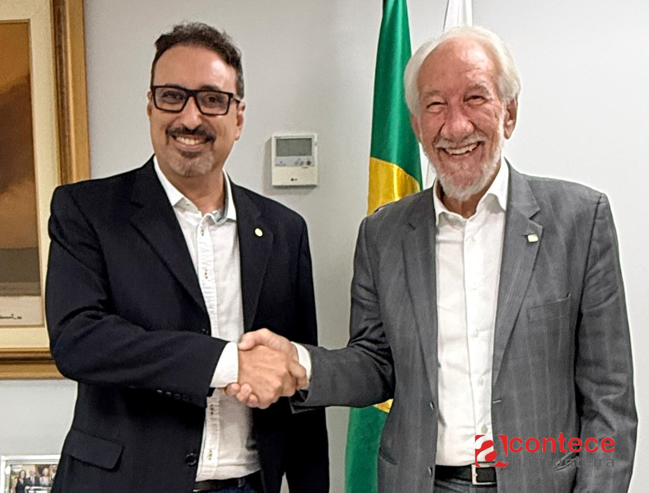 Deoclecio Duarte se reúne com vice-governador Darci Piana no Palácio Iguaçu