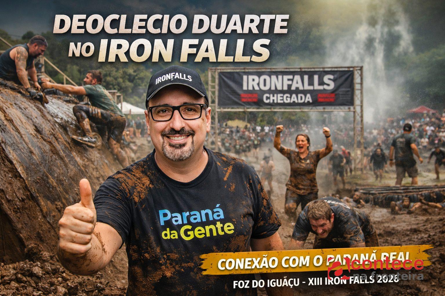 Deoclecio Duarte marca presença no Iron Falls e reforça conexão com o Paraná real
