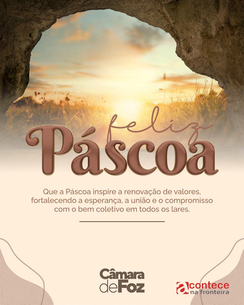 A Páscoa é um tempo de renovação, reflexão e esperança.