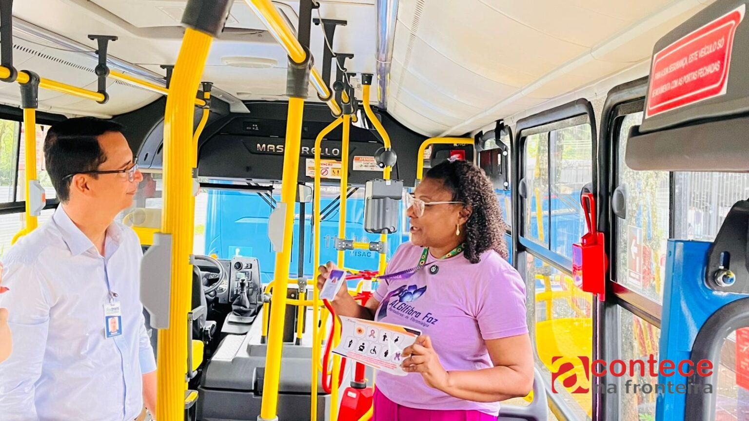 Transporte coletivo de Foz do Iguaçu passa a contar com assento preferencial para pessoas com fibromialgia