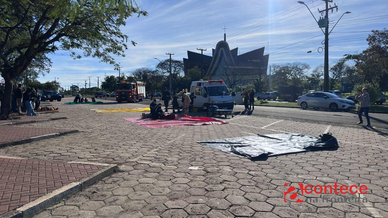 Samu realiza Simulado de atendimento a múltiplas vítimas