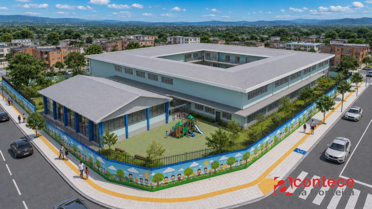 Começa a obra da nova sede da Escola Municipal Lúcia Marlene Pena Nieradka