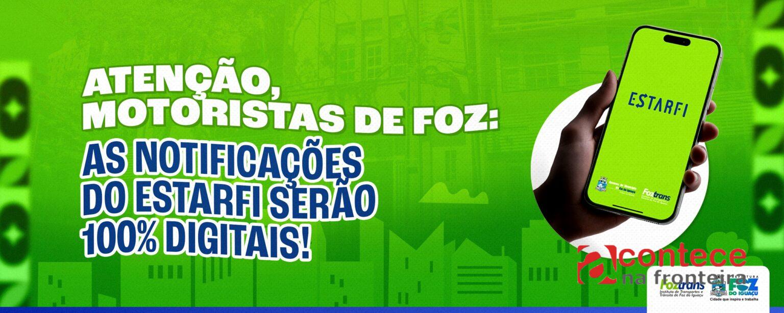 Estarfi: notificações de irregularidades do Estacionamento Rotativo passam a ser digitais