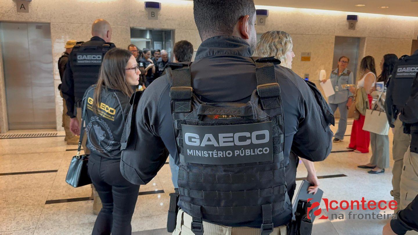 Megaoperação do Gaeco chega a Foz e mira integrantes de organização criminosa