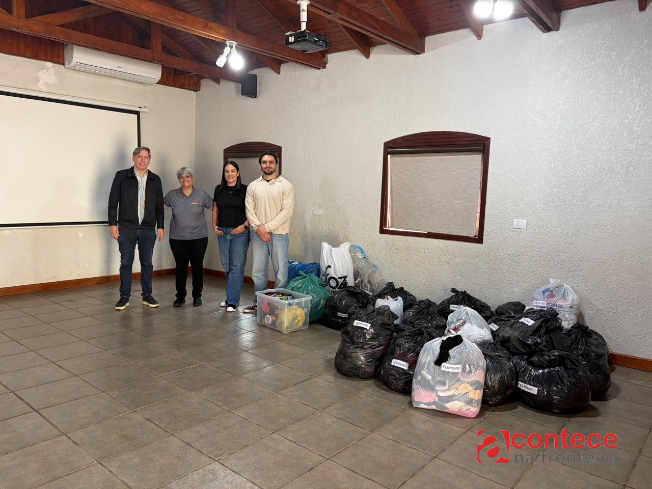 Campanha do Agasalho Fisco Cataratas 2026 encerra com mais de 1.395 peças arrecadadas