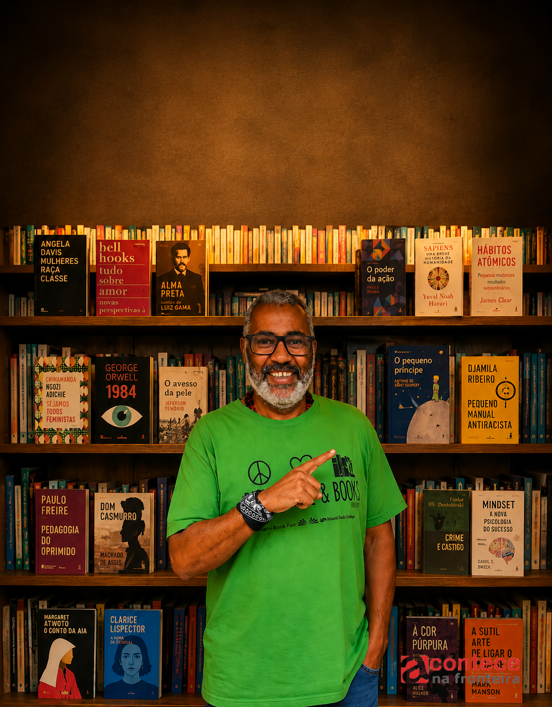Waldson de Almeida Dias é nomeado Embaixador Honorífico da 21ª Feira Internacional do Livro de Foz do Iguaçu