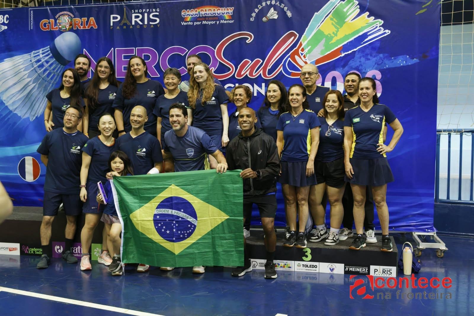 Mercosul Sênior Internacional de Badminton reúne mais de 150 atletas em Foz do Iguaçu