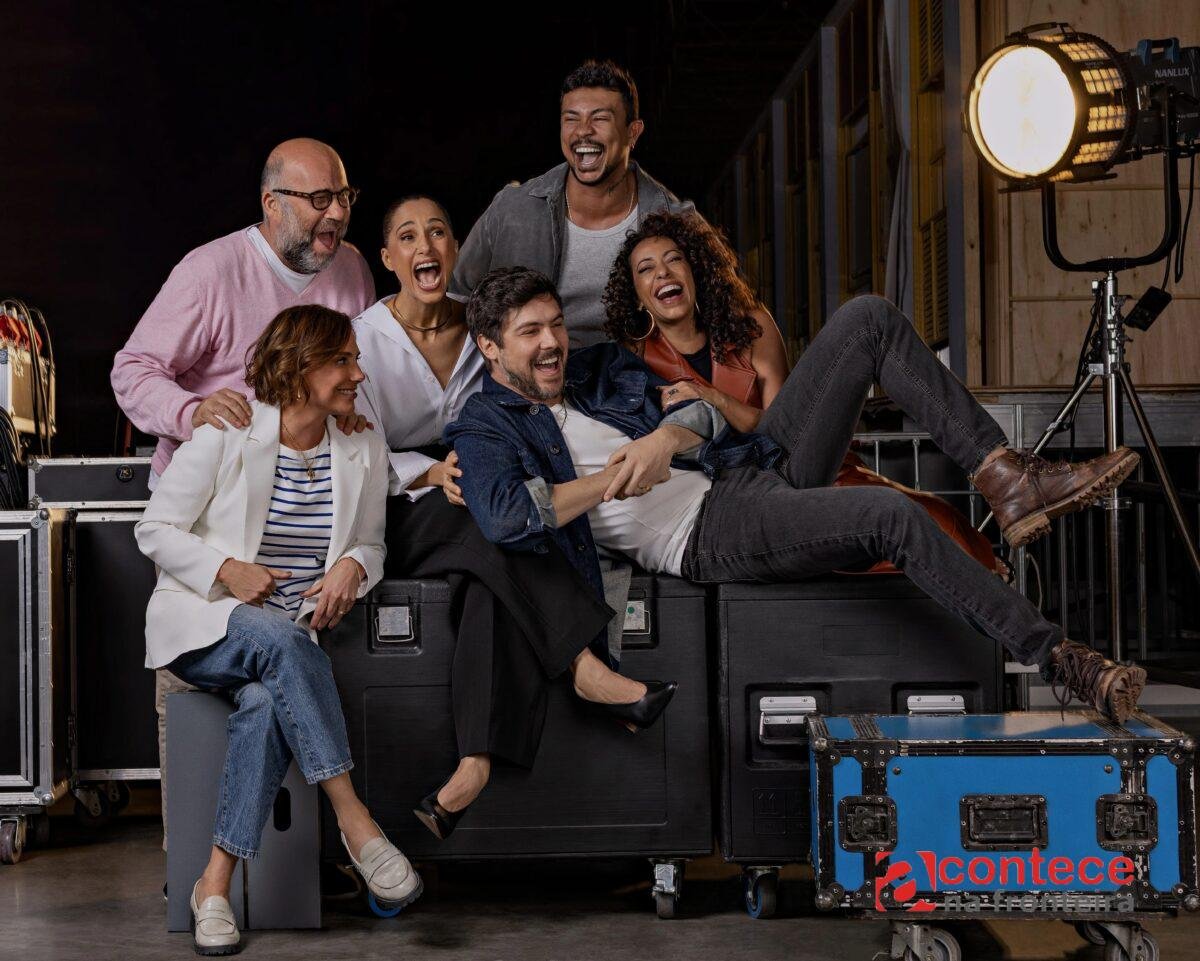 Camila Pitanga, Sergio Guizé e Xamã estão no elenco de série da Netflix do mesmo criador de 'Os normais'. Veja quem mais fará e confira foto exclusiva