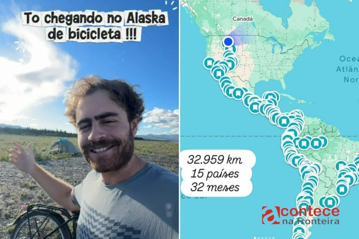 De Ushuaia ao Alasca: mineiro pedala 39 mil km por 16 países