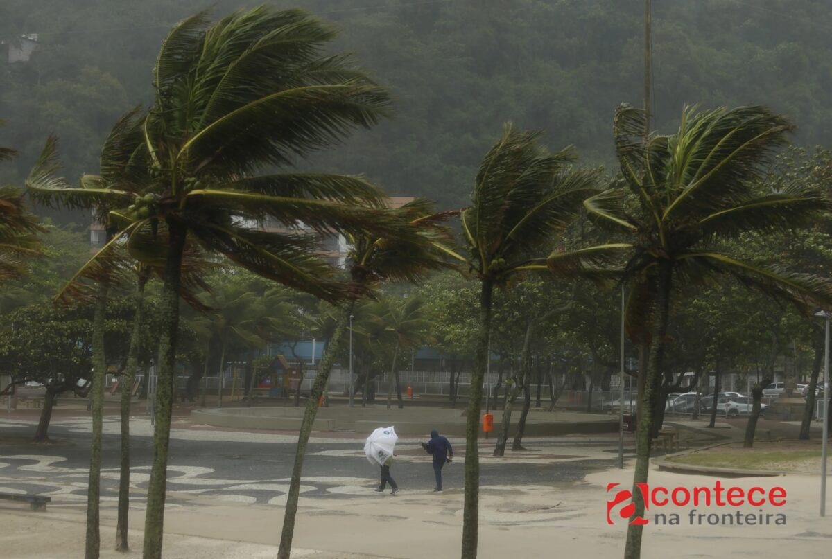 Defesa Civil Municipal envia alerta por SMS e WhatsApp para chuva forte e rajadas de vento de até 76 km/h neste sábado