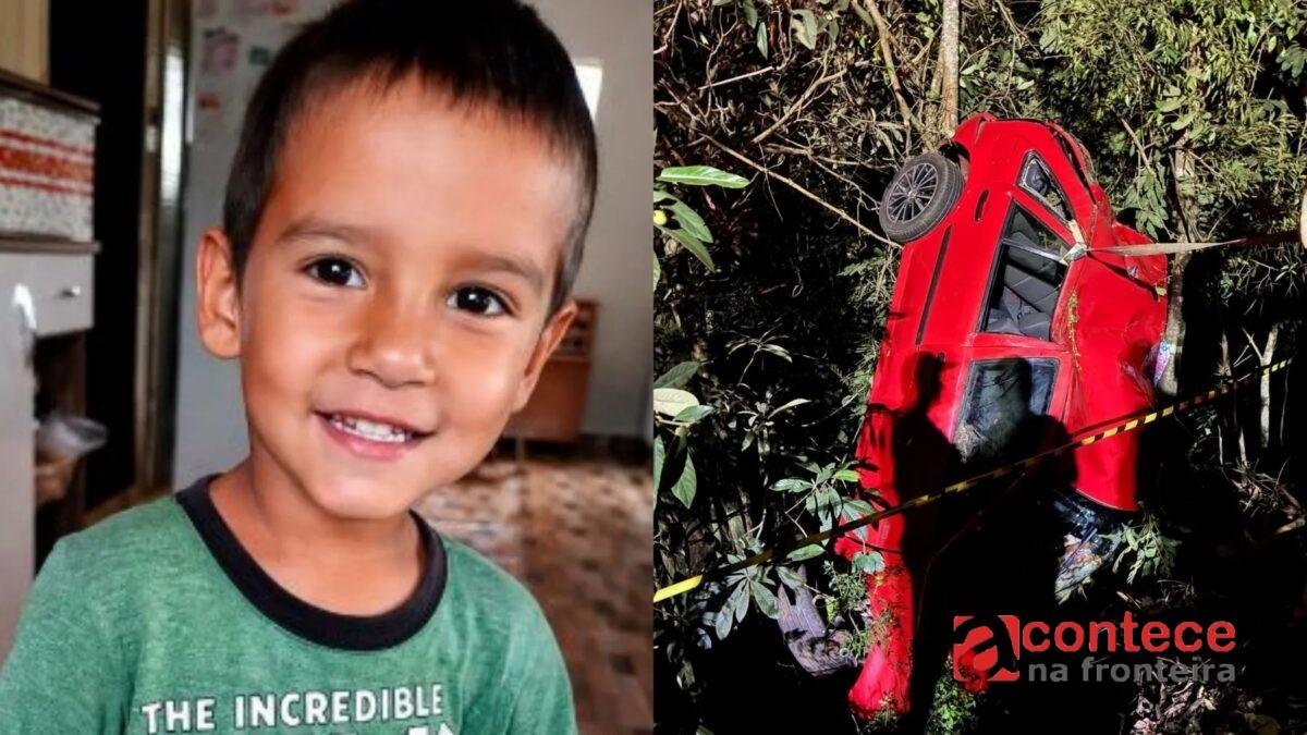 Menino de 7 anos morre após carro bater em árvore ao voltar de visita à avó no Paraná