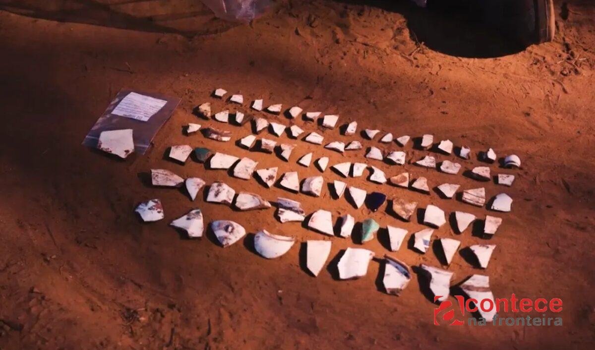 Louças de quase 200 anos são achadas em obra no Paraná