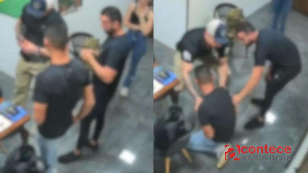 VÍDEO: Homem é atingido no peito por disparo acidental dentro de clube de tiro no Paraná