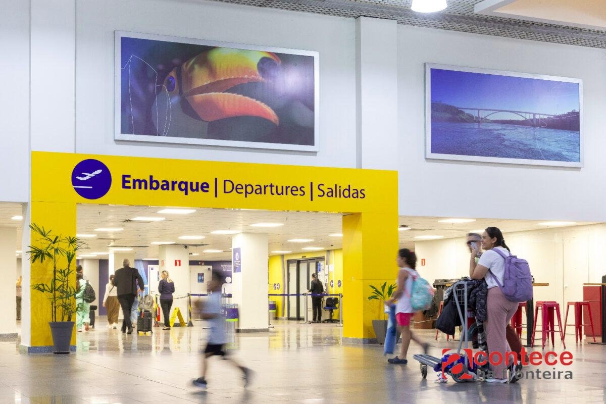 Aeroporto de Foz do Iguaçu quebra recorde histórico pelo segundo mês seguido e movimenta 261 mil passageiros em agosto