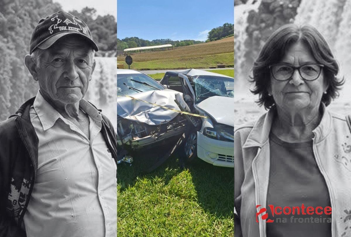 Casal de idosos morre em grave acidente na PR-281 no Paraná