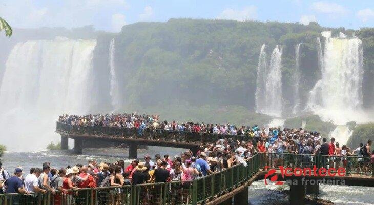 Cataratas do Iguaçu têm vazão cinco vezes acima do normal