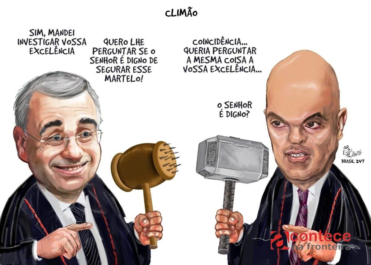 Charge do Aroeira: Humor gráfico e sátira política
