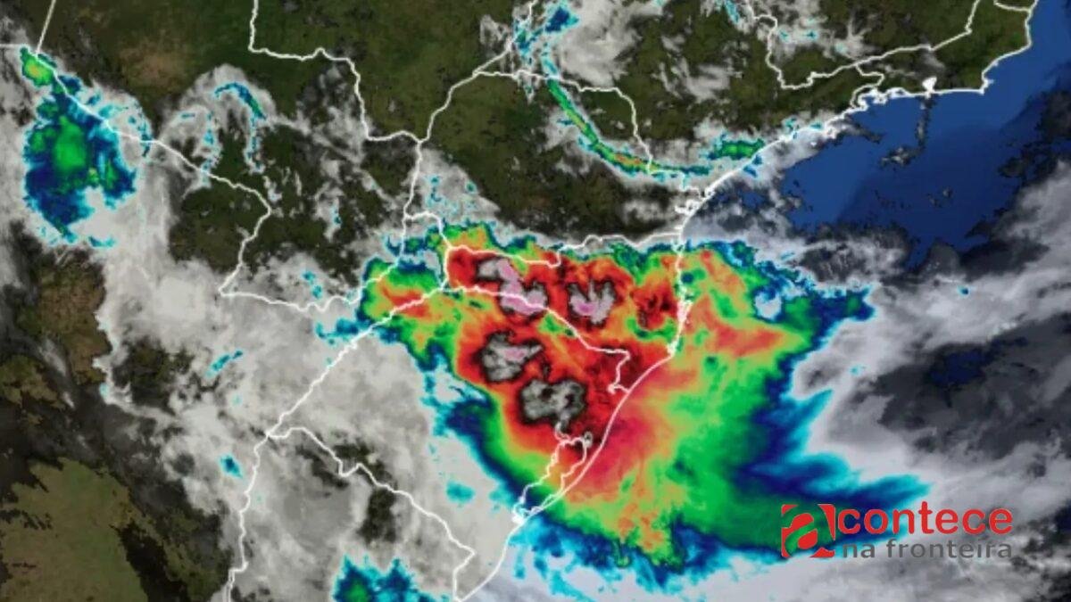 Ciclone extratropical no Paraná: Alerta de ventos de até 100 km/h