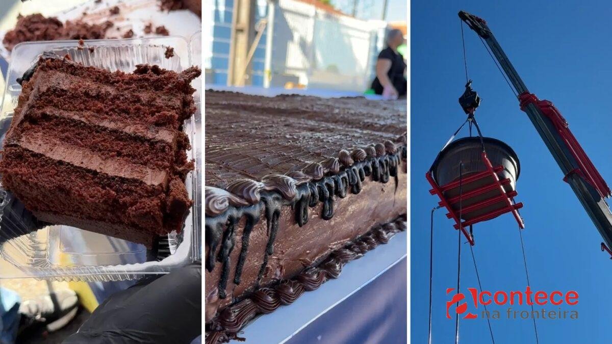 Confeiteira do PR cria bolo de 2 toneladas inspirado em Matilda