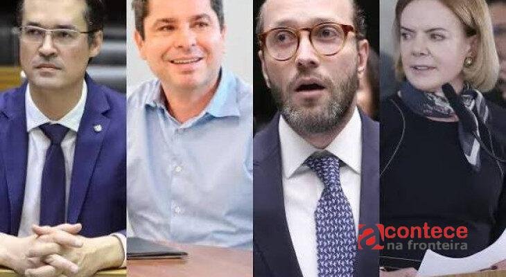 Deltan Dallagnol e Alexandre Curi aparecem na liderança para o Senado