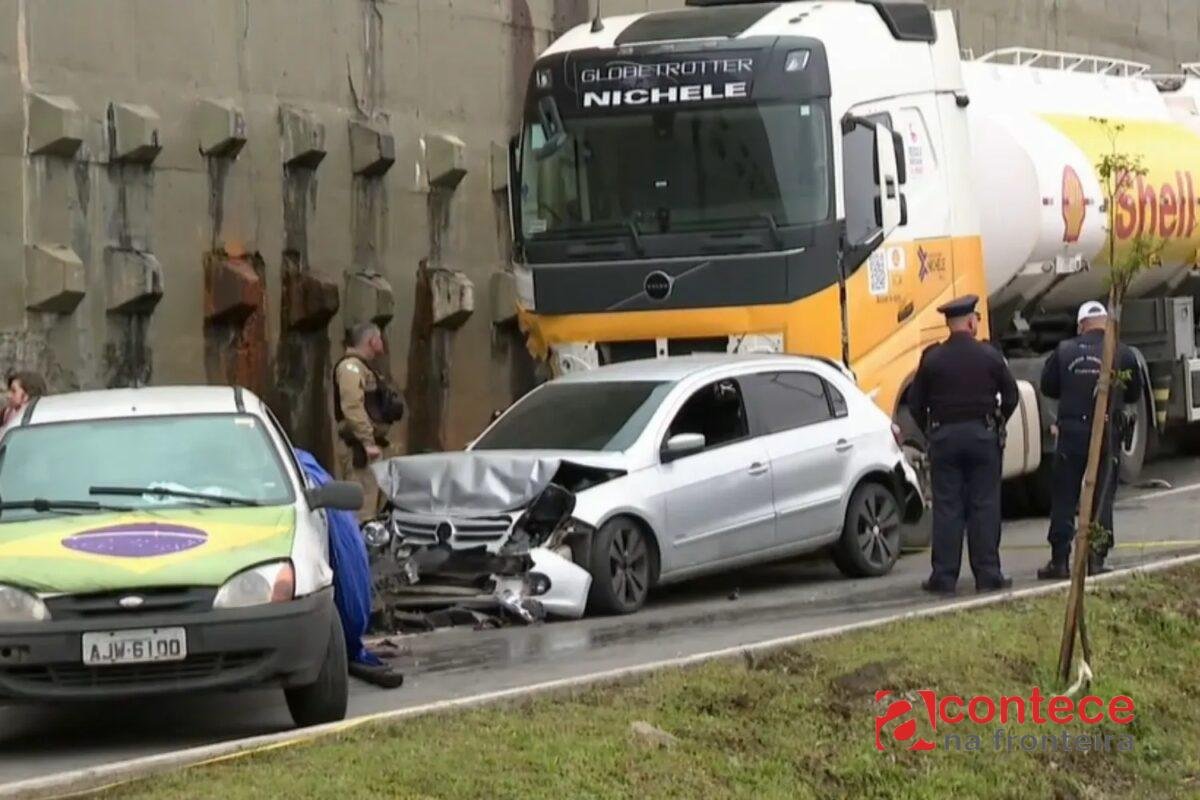 Tragédia na Linha Verde: caminhão mata dois em Curitiba