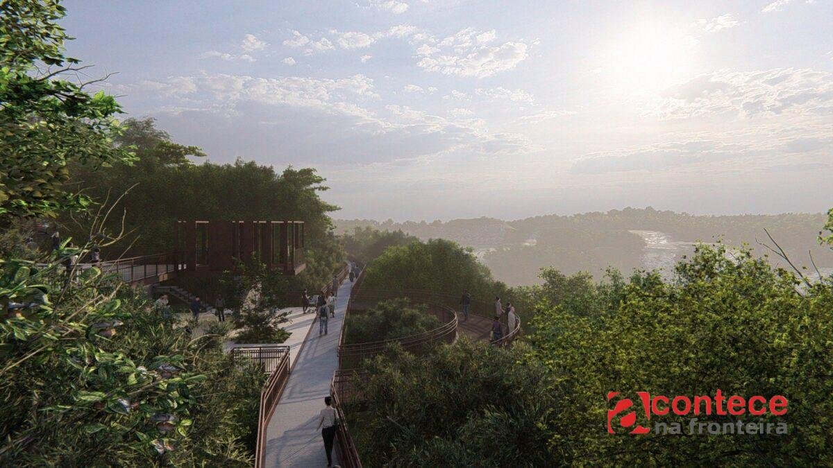 Espaço Tarobá, na Trilha das Cataratas, passa por revitalização no Parque Nacional do Iguaçu