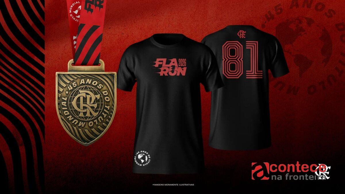 Fla Run em novembro celebra 45 anos do Mundial do Flamengo