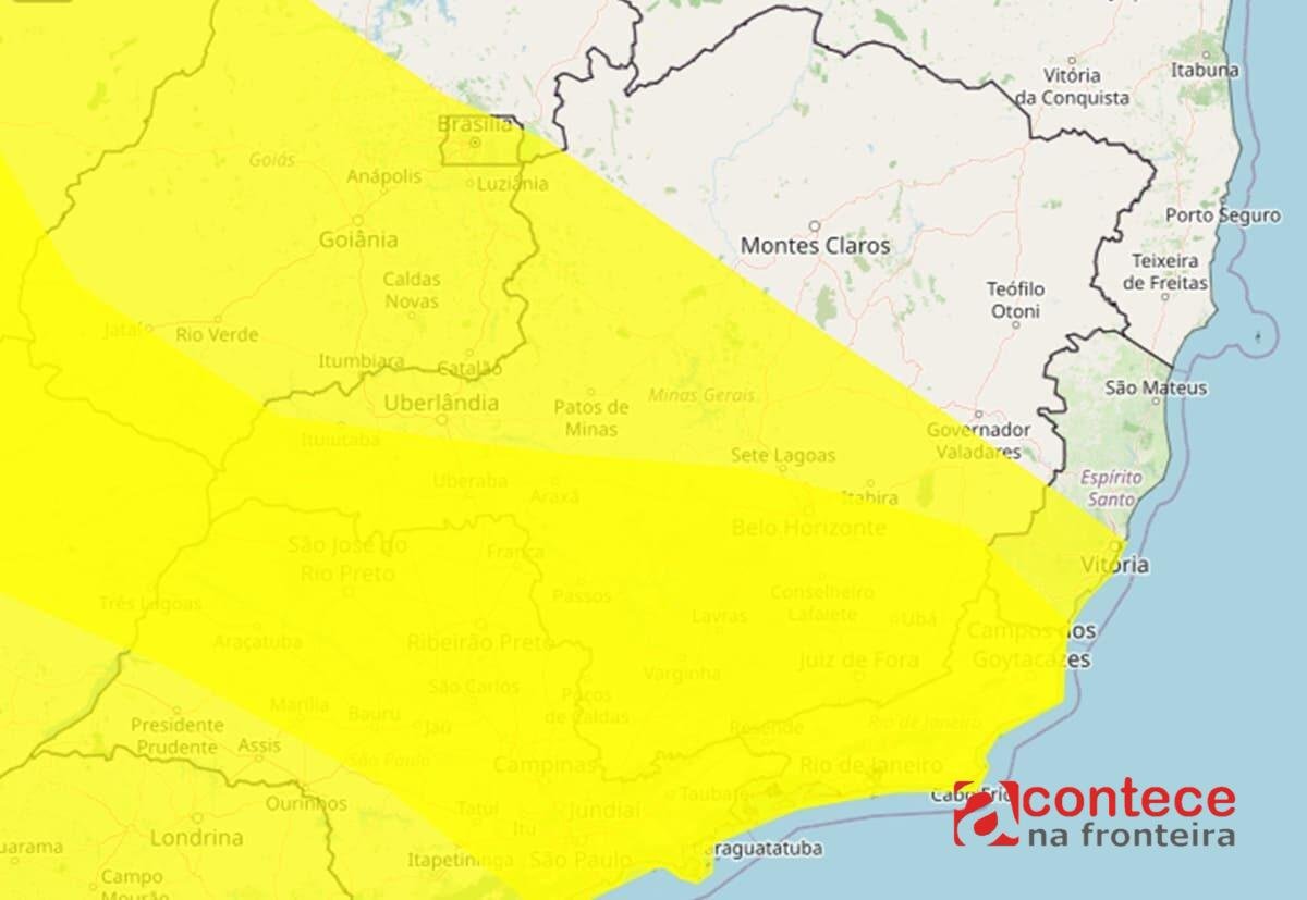 Frente fria no Paraná: Fim de semana com alerta de tempestades