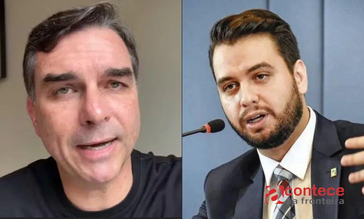 Flávio Bolsonaro interrompe campanha para visitar Filipe Martins em cadeia pública no PR