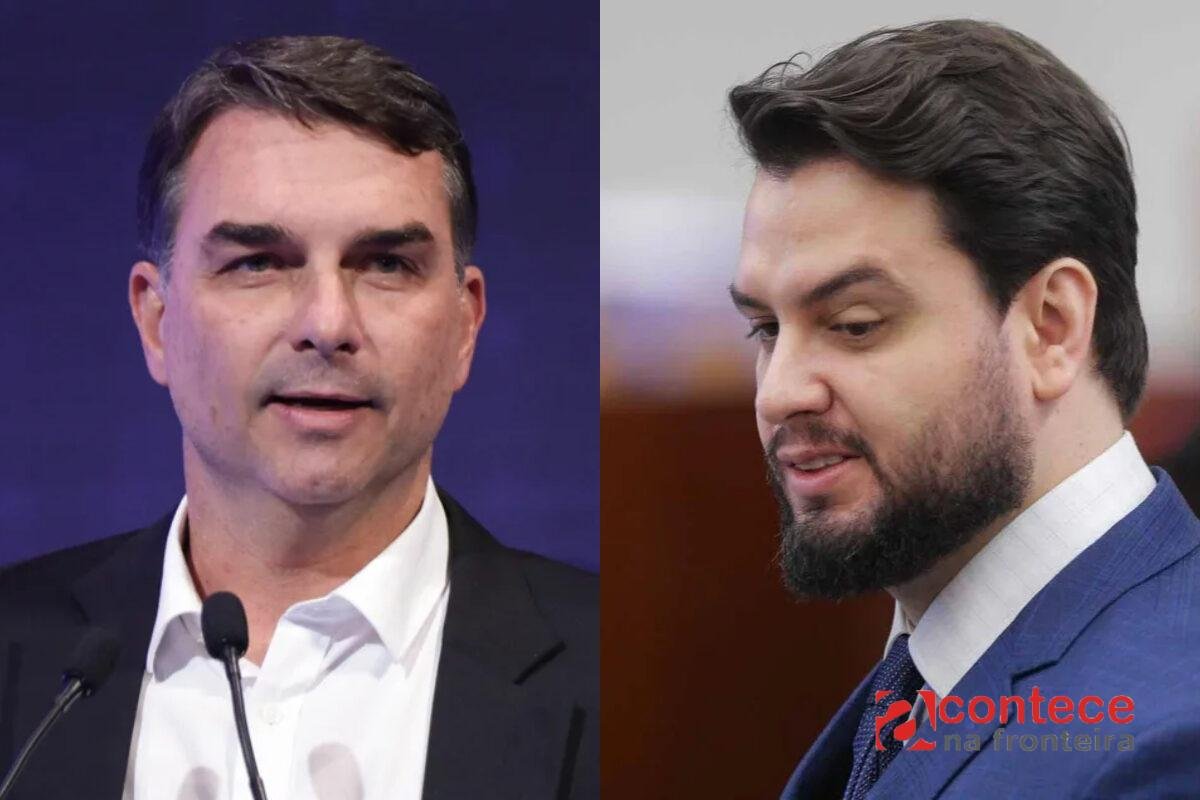 Flávio Bolsonaro visita Filipe Martins na prisão neste sábado (5/9)