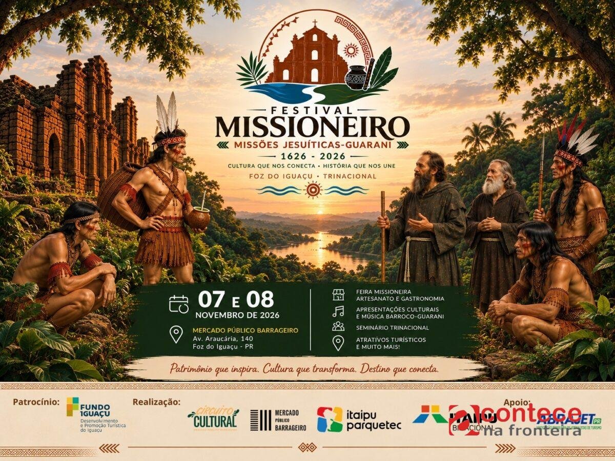 Foz do Iguaçu sedia festival internacional de história em novembro