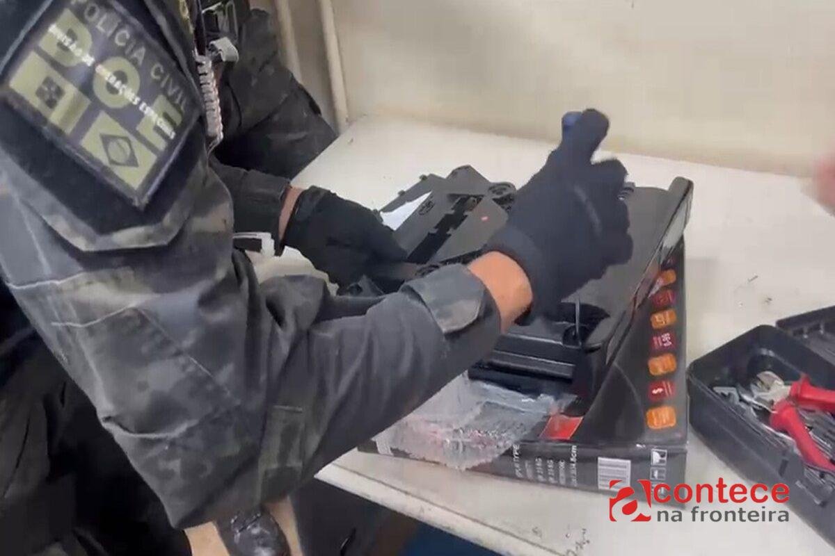 Homem é preso com 6 kg de haxixe escondidos em balanças no DF