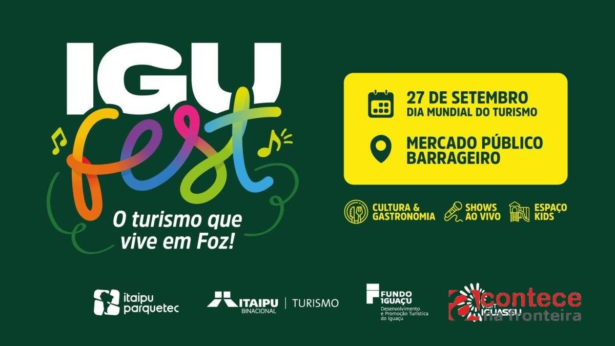 IGUfest celebra o Dia Mundial do Turismo com show da banda Chimarruts e programação gratuita no Mercado Público Barrageiro