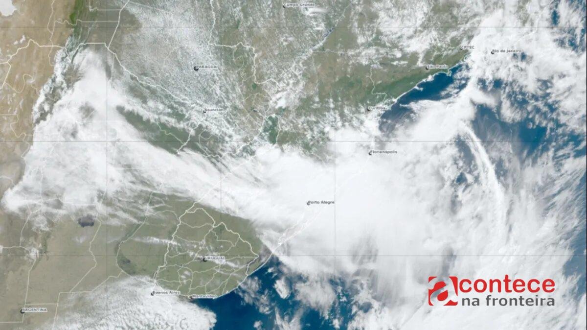 Inmet emite alerta vermelho de tempestade para 708 cidades no Sul