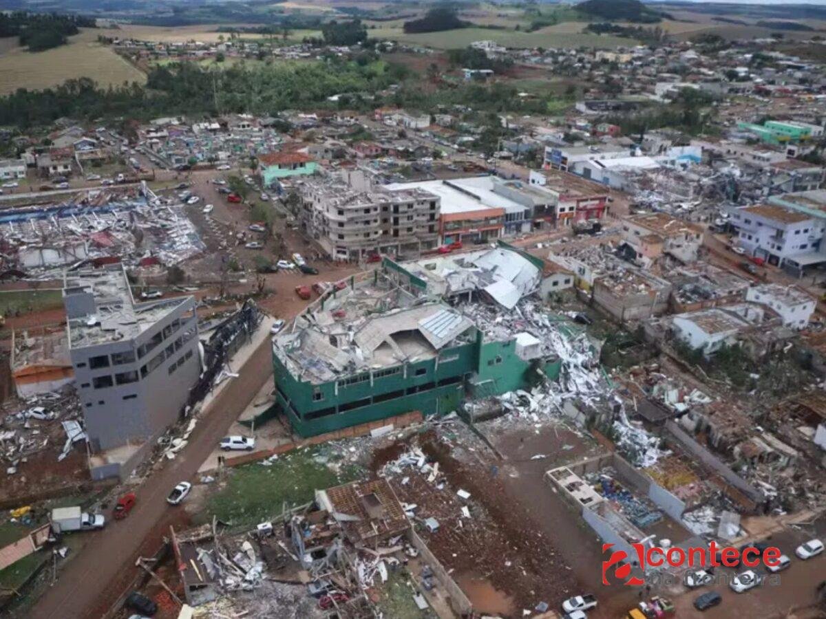 Investigação apura desvios de doações para vítimas de tornado que destruiu 90% de cidade do Paraná