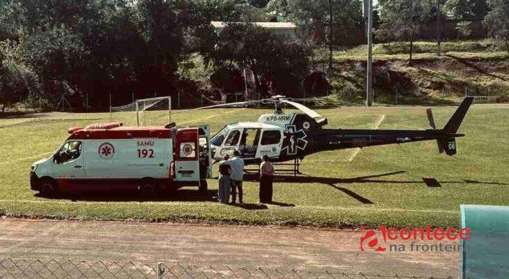 Mulher fica gravemente ferida em atropelamento no PR