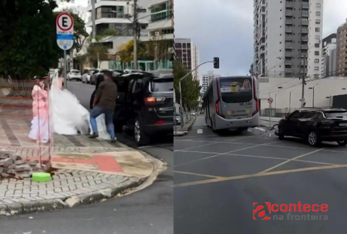 Noiva sofre acidente a caminho do casamento em Curitiba