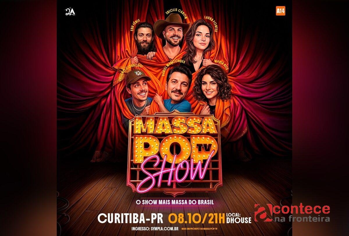 Massa Pop Show em Curitiba: stand-up no D House em outubro