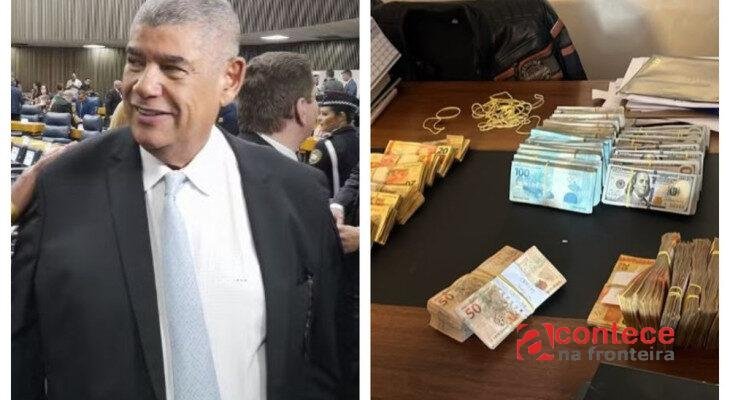 Operação Vectura Corrupta: Polícia descobre passagem secreta e apreende malas de dinheiro em endereços de Milton Leite