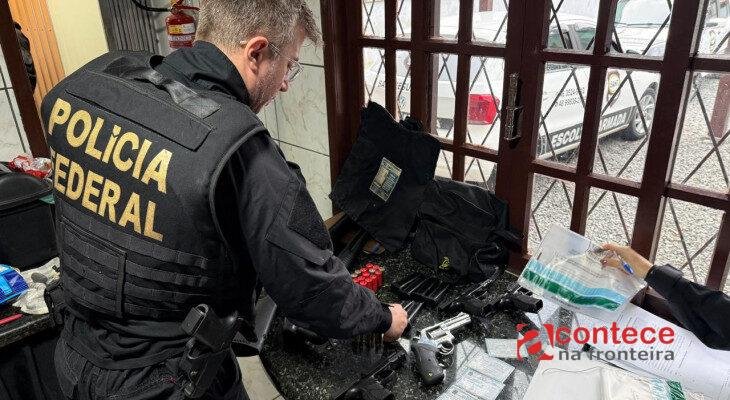 PF do Paraná combate comércio ilegal de armas em operação
